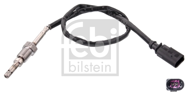 Sensor, exhaust gas temperature